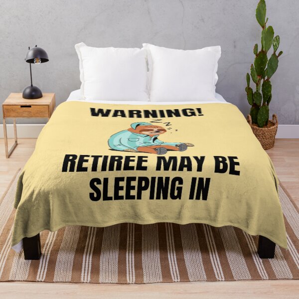 Item preview, Warning Retiree May be Sleeping designed and sold by 87-Aesthetics.