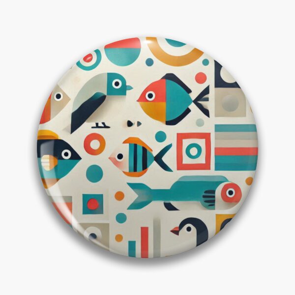 Item preview, Geometry cats pets fish birds designed and sold by ZulryLifestyles.