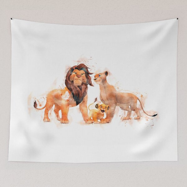Item preview, The lion king in watercolor designed and sold by paulrommer.