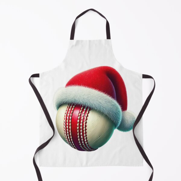 Item preview, Cricket Ball Christmas Santa Hat Holiday Cheer with Cricket-Themed Celebrate Christmas in Cricket Style designed and sold by Zestfull.