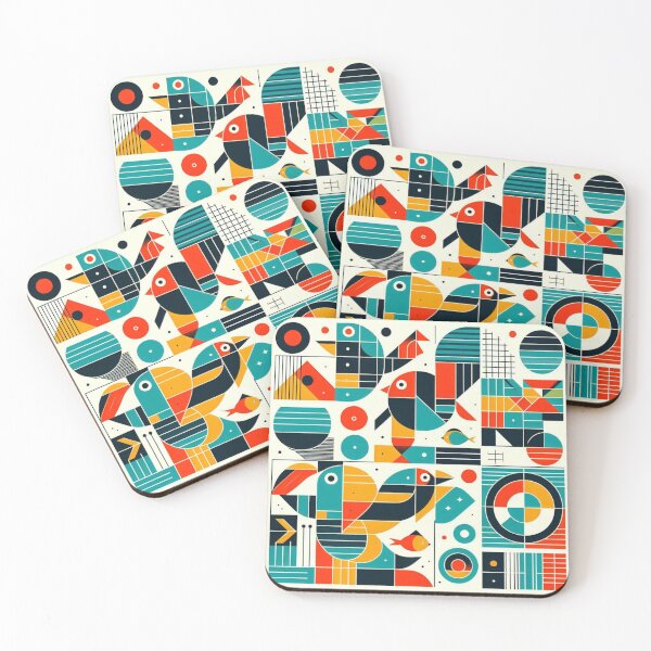 Item preview, Geometry cats pets birds  designed and sold by ZulryLifestyles.