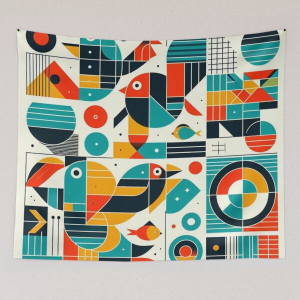 Item preview, Geometry cats pets birds  designed and sold by ZulryLifestyles.