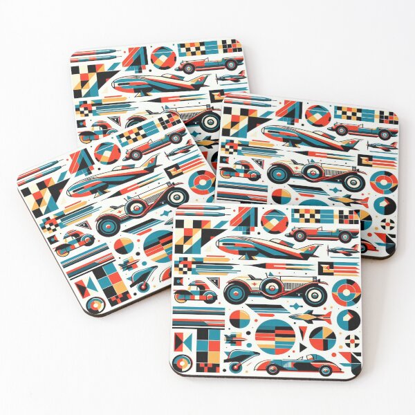 Item preview, Geometry planes and cars  designed and sold by ZulryLifestyles.