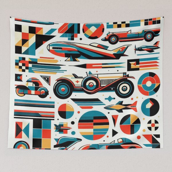 Item preview, Geometry planes and cars  designed and sold by ZulryLifestyles.