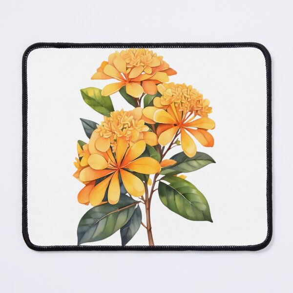 Item preview, Yellow Ixora designed and sold by HOMETOWN86.