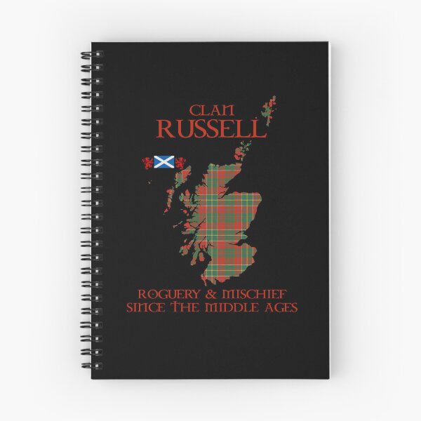 Item preview, Clan Russell US tartan Scotland map Saltire flag and lion rampant scottish designed and sold by Clan1093.