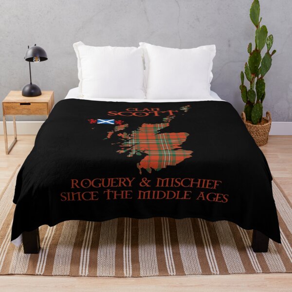 Item preview, Clan Scott tartan Scotland map Saltire flag and lion rampant scottish designed and sold by Clan1093.