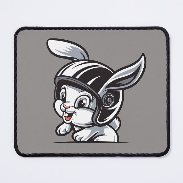 Item preview, Follow The White Rabbit Motorabbit Bunny Hare Follow Me Motogirl Motorcycle Girl Rabbit With Helmet designed and sold by Cr320.