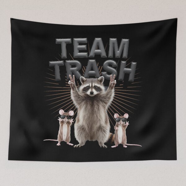 Item preview, Team trash - Trash bandit - Trash life - Trash talker designed and sold by JansenGS.