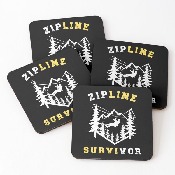 Item preview, Zipline Survivor - Brave Above The Trees designed and sold by GRABAPSHOP.