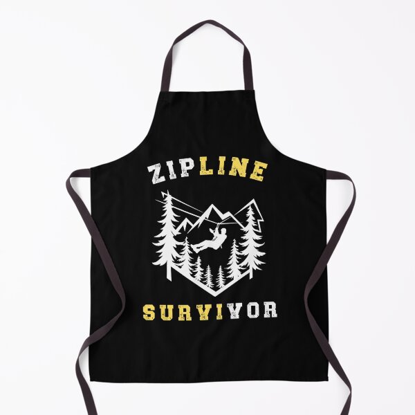 Item preview, Zipline Survivor - Brave Above The Trees designed and sold by GRABAPSHOP.