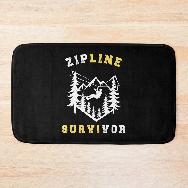 Item preview, Zipline Survivor - Brave Above The Trees designed and sold by GRABAPSHOP.