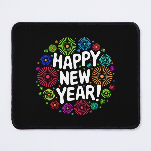 Item preview, Happy New Year 2025 Festive Fireworks Celebration Holiday Colourful designed and sold by w1ckerman.
