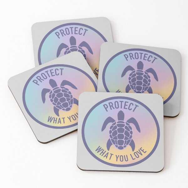 Item preview, Protect What You Love Turtle Colorful Rainbow designed and sold by Saltycurrent1.