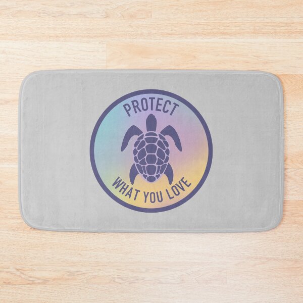 Item preview, Protect What You Love Turtle Colorful Rainbow designed and sold by Saltycurrent1.