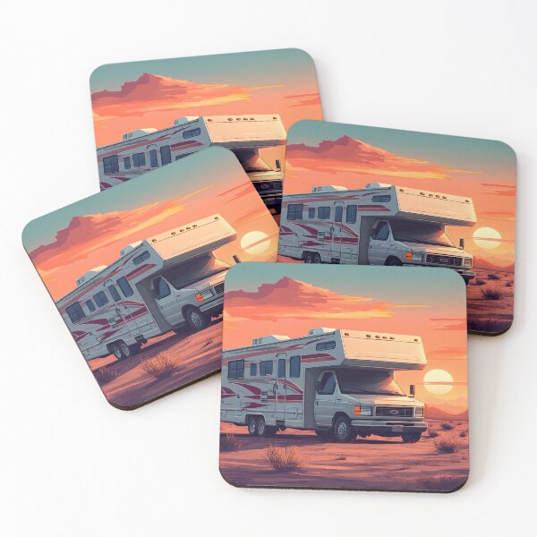 Item preview, Sunset RV Adventure desk mats designed and sold by Zoltan89.