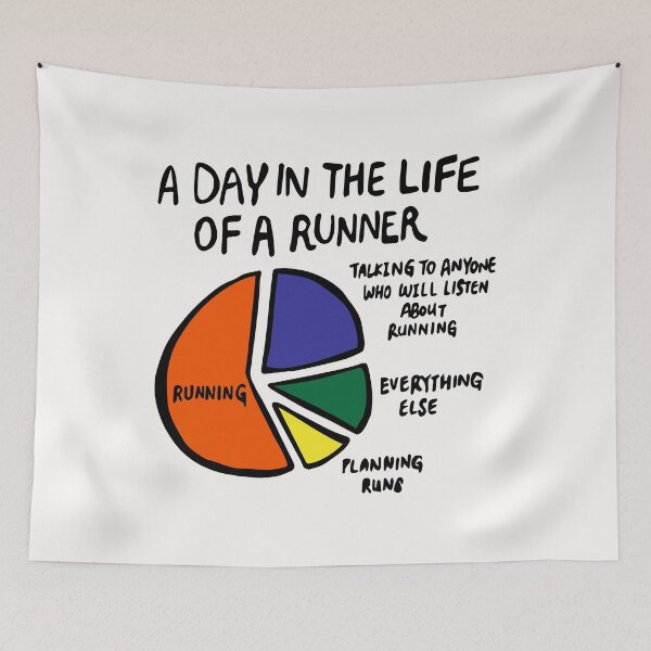 Item preview, Funny Day in a Life of Runner Marathon Runner Brother Parkrun Triathlete Training designed and sold by FociCreate.