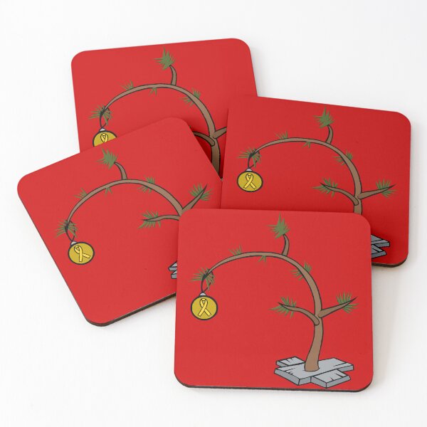 Item preview, Little Christmas Tree Awareness Ribbon (Yellow) designed and sold by CaitlynConnor.