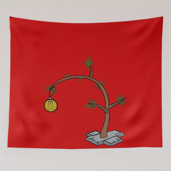 Item preview, Little Christmas Tree Awareness Ribbon (Yellow) designed and sold by CaitlynConnor.