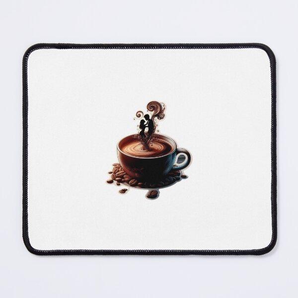 Item preview, Romantic scene in cup of coffee designed and sold by Chase12921.
