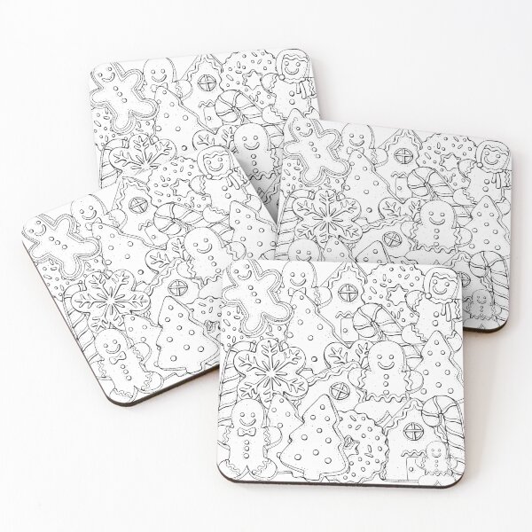 Item preview, Christmas Cookies! A Coloring Book Design designed and sold by ColoringCove.