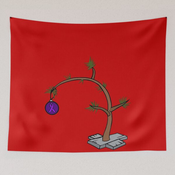 Item preview, Little Christmas Tree Awareness Ribbon (Purple) designed and sold by CaitlynConnor.