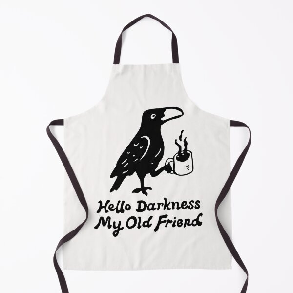 Item preview, Funny Coffee Quotes Raven Crow Hello Darkness My Old Friend Halloween Fall Coffee Girl designed and sold by FociCreate.