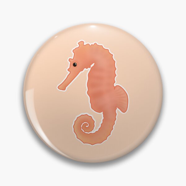 Item preview, Seahorse Apricot Orange designed and sold by Saltycurrent1.