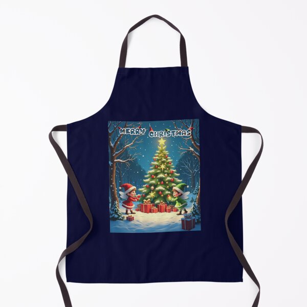 Item preview, Christmas Pine & Santa twin elf designed and sold by VeenyOcicat.