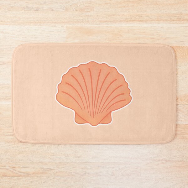 Item preview, Seashell Apricot Orange designed and sold by Saltycurrent1.
