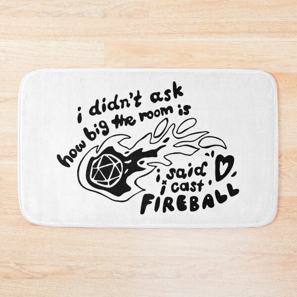 Item preview, Cute Gaming Girlfriend Dungeon Player Sarcasm Joke Cast Fireball Introvert Meme  designed and sold by FociCreate.