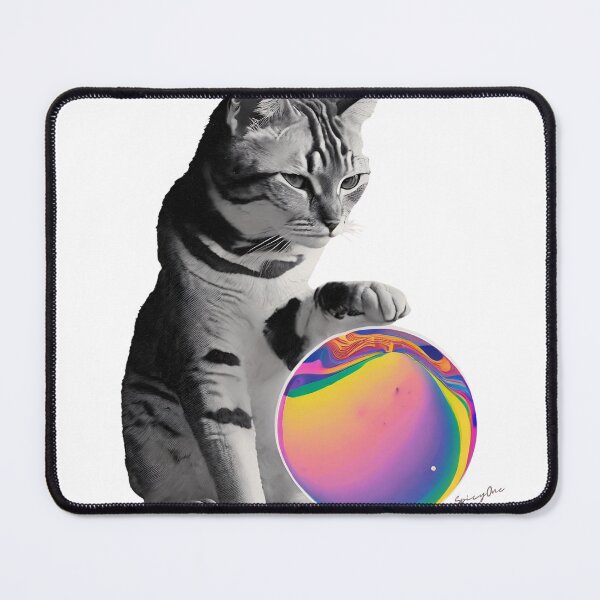 Item preview, Cat With Earth Circle designed and sold by SpicyOne.