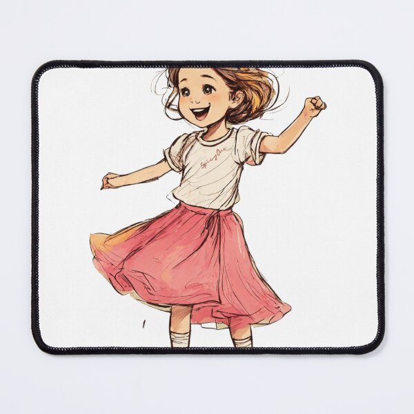 Item preview, Little Charming Girl In dancing Mode designed and sold by SpicyOne.