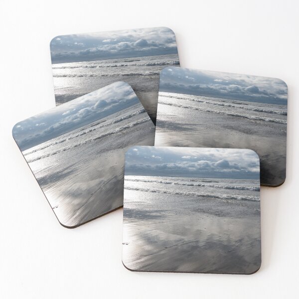 Item preview, Glossy Silvery Seascape designed and sold by Georgia Mizuleva.