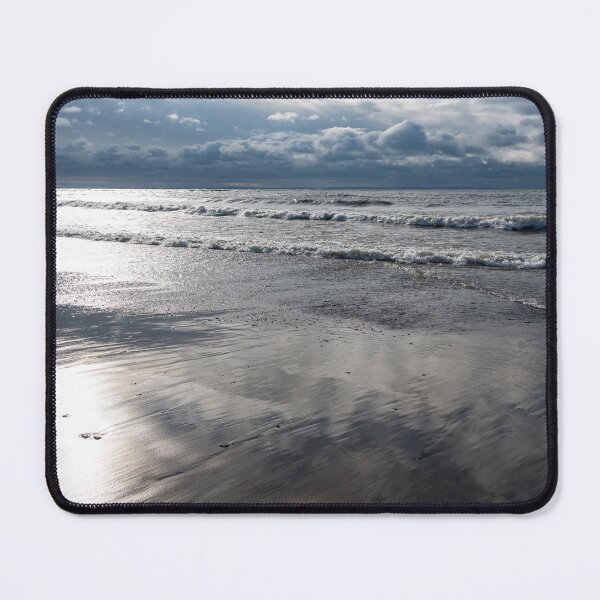 Item preview, Glossy Silvery Seascape designed and sold by Georgia Mizuleva.