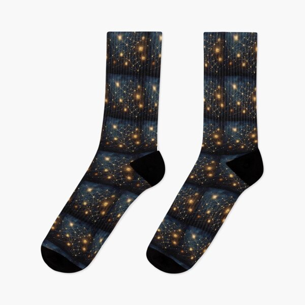 Item preview, Golden Star Network in a Cosmic Sky designed and sold by RaiyaTees.