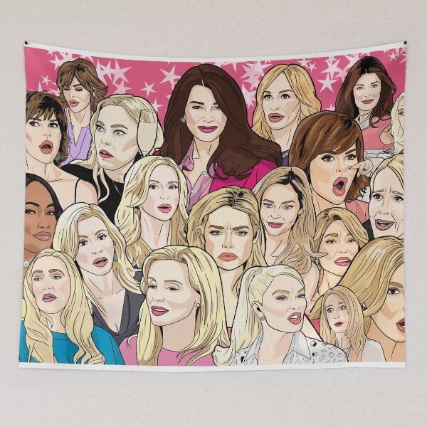 Item preview, Real Housewives Of Beverly Hills - RHOBH - Puzzle - LVP, Camille, Sutton, Rinna, Garcelle, Erika, Kim, Taylor, Brandi & Denise designed and sold by PopShopDesignFR.