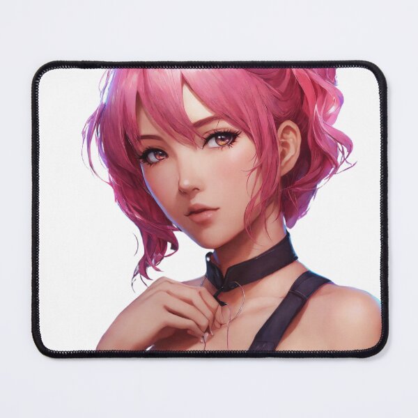 Item preview, Cute Anime Girl WIth Pink Hair designed and sold by SpicyOne.