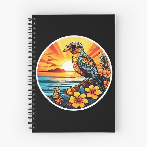 Item preview, Sunglasses Colored Birdie at Sunset with Hawaii Orchids designed and sold by NautiChic.