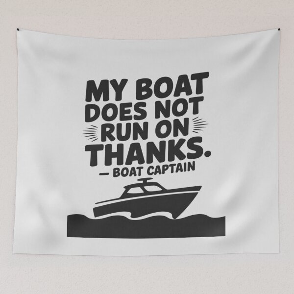 Item preview, Rugged Maritime Design: My Boat Needs More Than Gratitude designed and sold by TeeGrit.