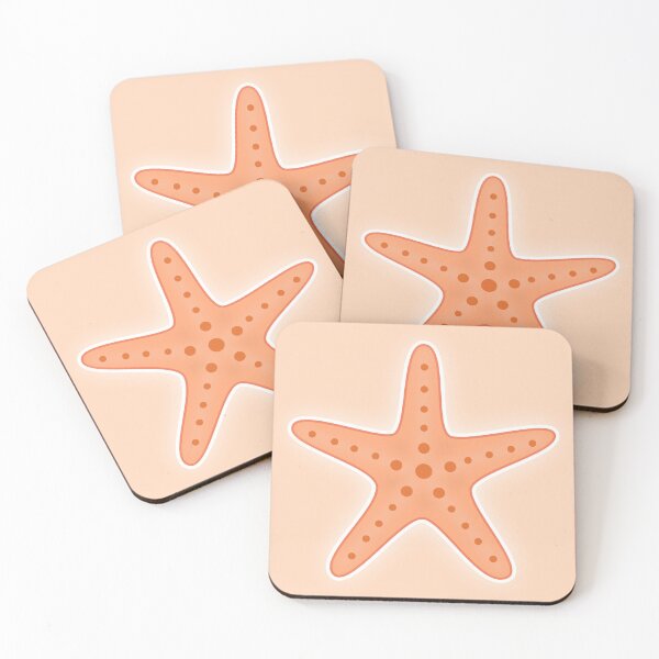 Item preview, Starfish Apricot Orange designed and sold by Saltycurrent1.