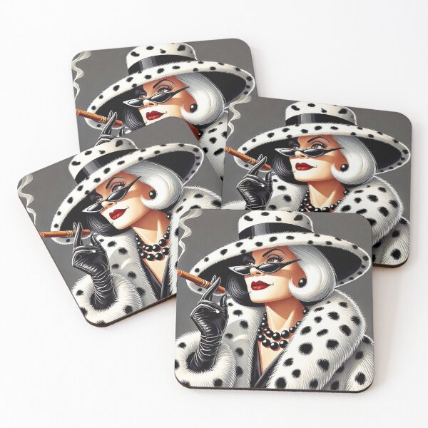 Item preview, Villain Cruella in her Dalmatian outfit designed and sold by EPDL.
