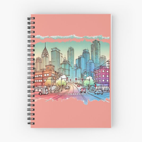 Item preview, Haeundae's Emerging Cityscape: A Vibrant 3D Sketch,   designed and sold by PaintMeWorld.