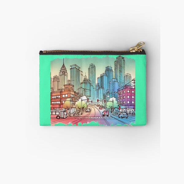 Item preview, Haeundae's Emerging Cityscape: A Vibrant 3D Sketch,   designed and sold by PaintMeWorld.