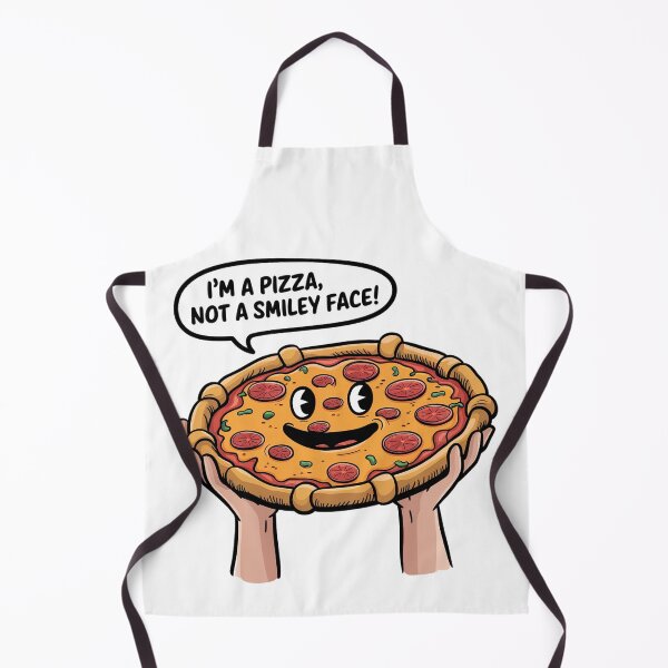 Item preview, i'm a pizza not a smily face! designed and sold by YounexxART.