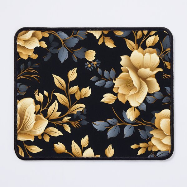 Item preview, The seamless pattern of golden flowers gives a luxurious feel. designed and sold by Happy Shop.