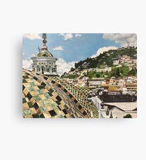 Overlooking Quito, Ecuador Canvas Print
