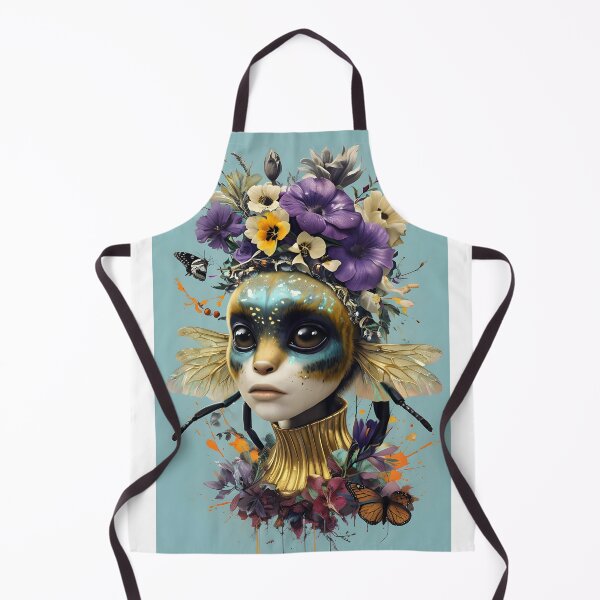 Item preview, Floral Crown Bee Hybrid Illustration designed and sold by Monascreativeempire.