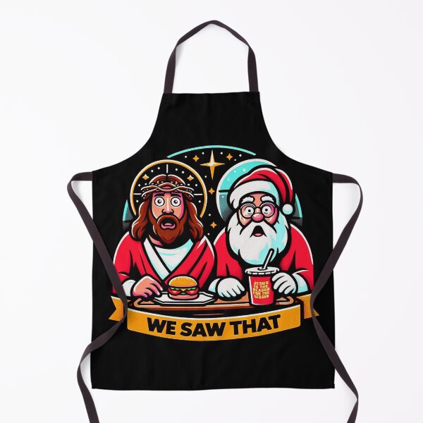 Item preview, We Saw That Jesus Christ Santa Claus Fast Food designed and sold by plushism.