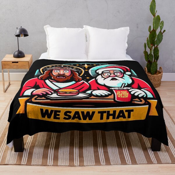 Item preview, We Saw That Jesus Christ Santa Claus Fast Food designed and sold by plushism.